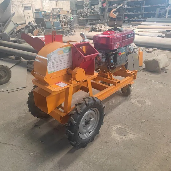 Mini Log Splitter Chipper Machine Wood Shredder Wood Grinder for Sawdust Production photo-5
