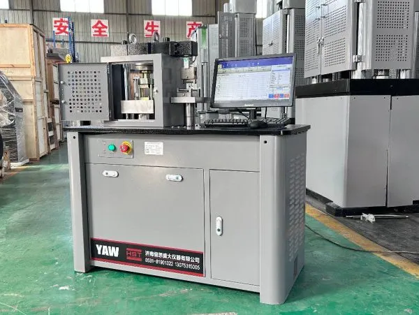 300KN 10KN Computer Control Hydraulic Servo Cement Motar Compressive Flexural Strength Testing Machine photo-3