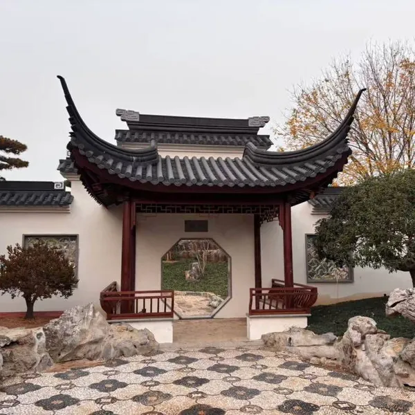 Chinese-style Courtyard, Wooden Structure of Ancient Buildings, Gazebos, Corridors, Waterside Pavilions, Doorways, Foyers, and Wooden Houses photo-3