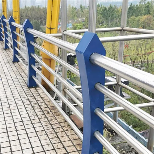 Galvanized and Powder-coated Combined Bridge Guardrails, Manufactured by a Physical Factory With Novel Styles. Longbang Traffic Facilities