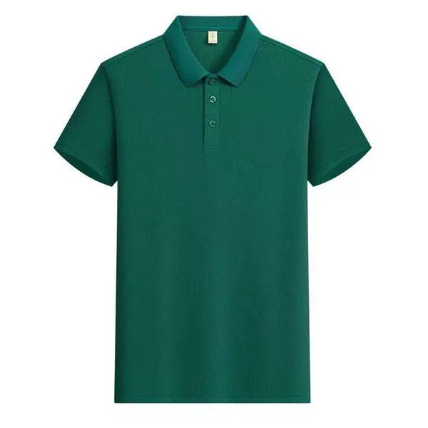 Custom Logo Wholesale Men's Summer Polo Shirt High Quality Breathable Moisture-wicking Solid Color Class Tees Club Apparel