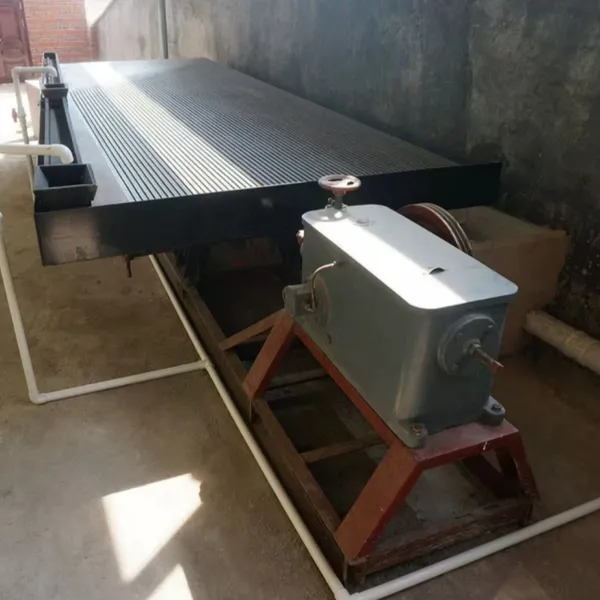 High Recovery 6S Small Channel Steel Shaking Table, Ore Separation Shaker Table for Rock Gold, Wolframite, Chromite, Copper Metal Recycling photo-2