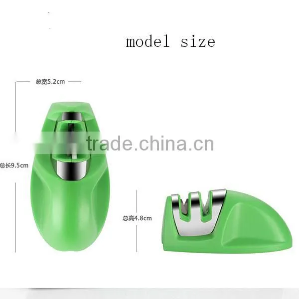 Factory Price Many Color for Choice Two Stages Kitchen Knife Sharpener for Sale Quality Choice photo-3
