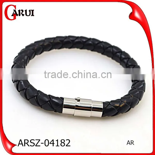 Unisex Leather Bracelets Bangles Men Women Vintage Bracelet Of Leather photo-5
