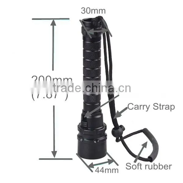 Waterproof 3800 Lumens 3 LED XML T6 Diving Torch With Carry Strap YT-63 photo-5