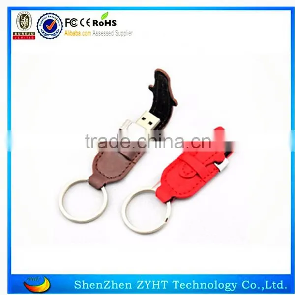 Promo New Products Custom Leather Usb Flash With Logo Print Quality Choice photo-3