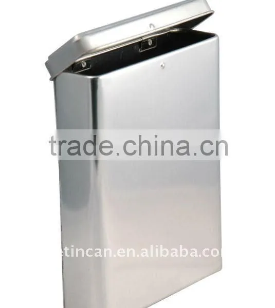 Chewing Gum Tin Box With Neck-in Lid