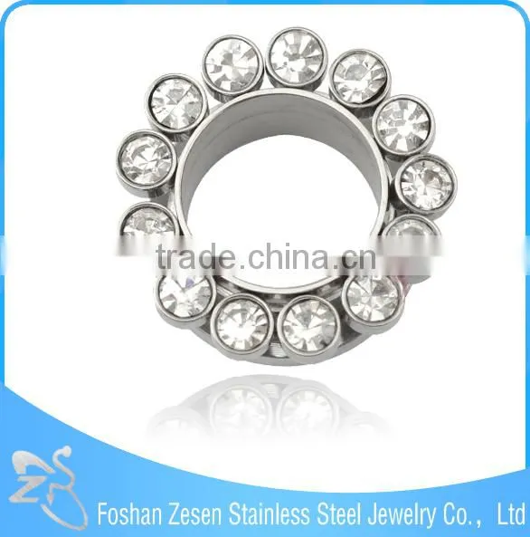 New Design Body Piercing Jewelry Stainless Steel Ear Tunnel With Beads photo-6