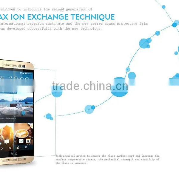 Benks Magic OKR+ 9H Curved Edge Shatterproof Untra Crystal Tempered Glass for HTC ONE M9 photo-2