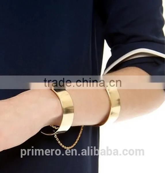 New Euro-American Vintage Two-ring Chains Arm Bangles Alloy Multilayered Bracelet photo-6