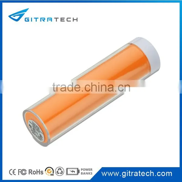 Cylinder Branded Lipstick Power Bank 2800mAh With Custom Logo photo-3