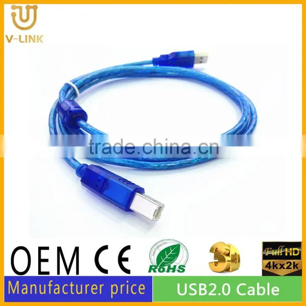 USB 2.0 Printer Extension AM to BM Cable for Hard Drive photo-4