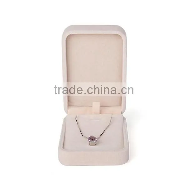 Custom Flock Jewelry Boxes Pendant Box photo-2