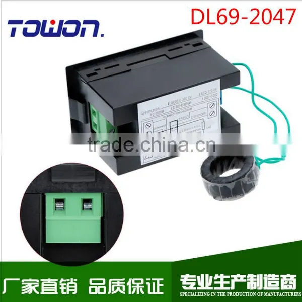 D69 Multi-functional LED Display Panel Meter Voltmeter Ammeter With Active and Electric Energy and Power Factor 80-300V 0-100A photo-6