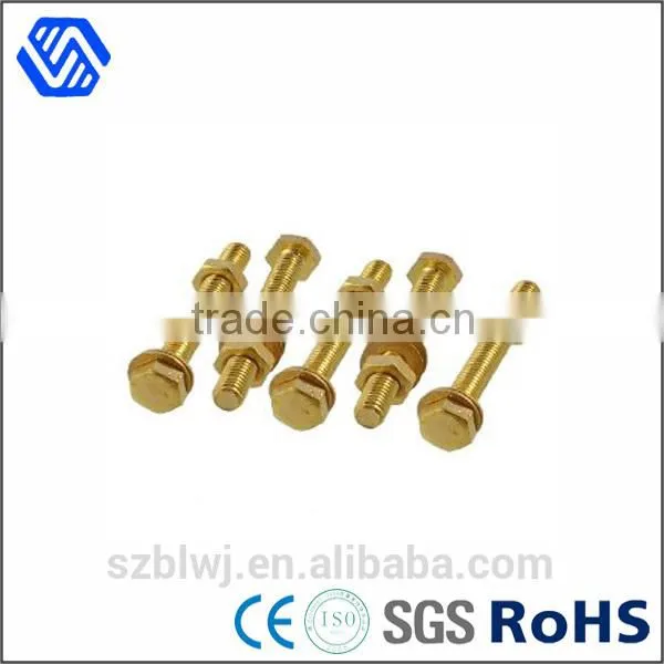 Hex Bolts and Nuts With Washer Brass Bolts and Nuts photo-3