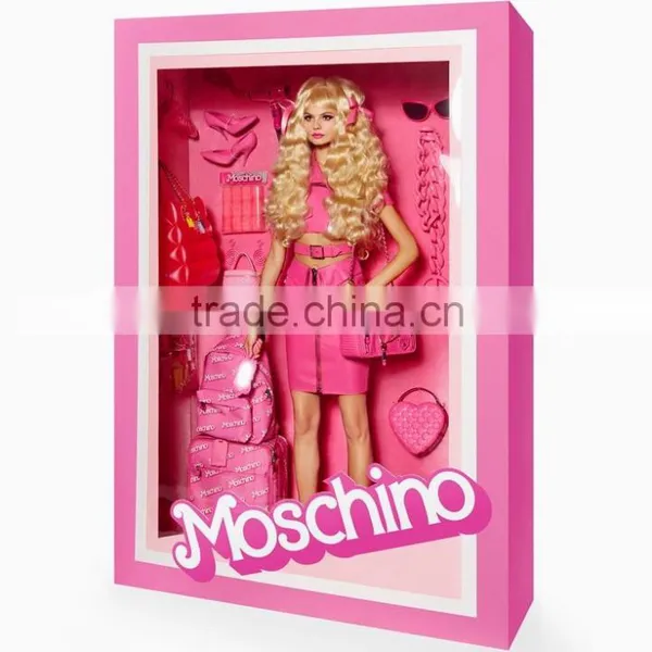 Christmas Gift Barbie Doll Packaging Box Hot Sale