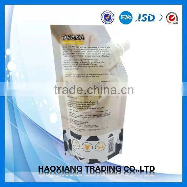 Juice Use Doypack With Plastic Spout Pouches,Hot Sale Spout Juice Drink Pouch,Hot Sale Drink Bag photo-3