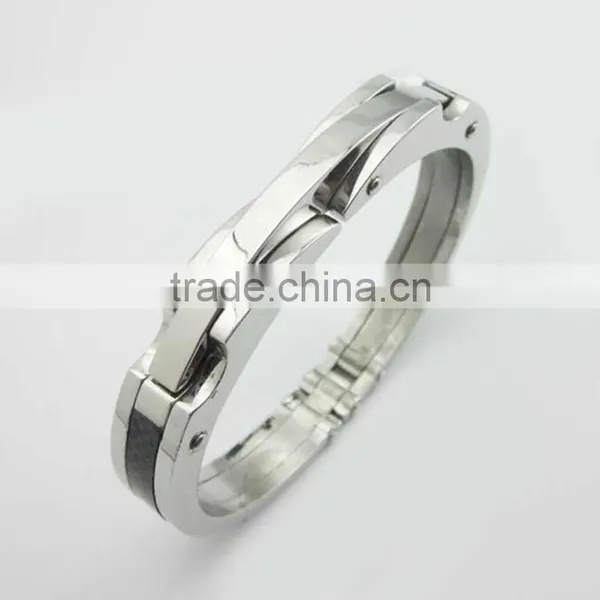 Fashion Carter Carbon Stainless Steel Men's Bracelet Bangle photo-2