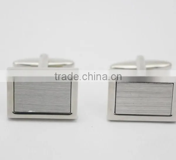 Personalized Cufflink Button Blanks Brass Rectangle Cufflink Blanks photo-2
