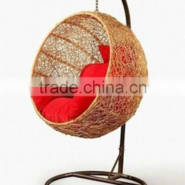 Natural Rattan Furniture Balcony Swing Chair