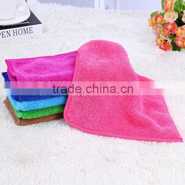 Factory OEM Coral Fleece Towel 25*25 photo-6