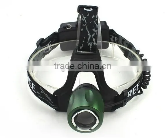 High Power Rechargeable Aluminum Led Zoom Function Headlamp Headlight photo-2
