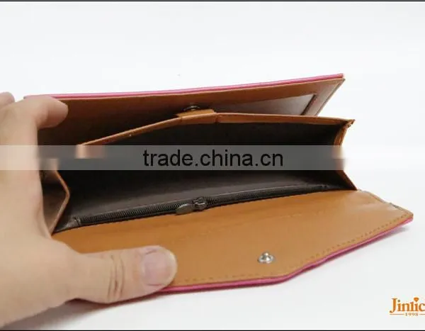 Women's Trifold PU Purse / Ladies Envelope Wallet photo-6
