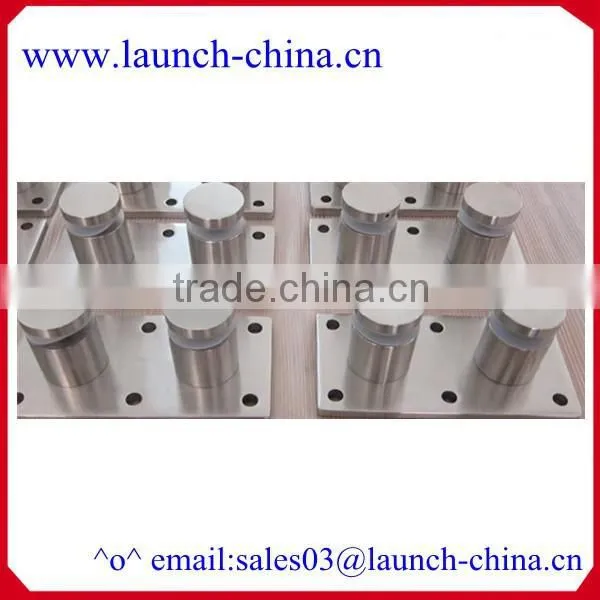 Stainless Steel Double Glass Standoff With 200*100*10mm Back Plate photo-4