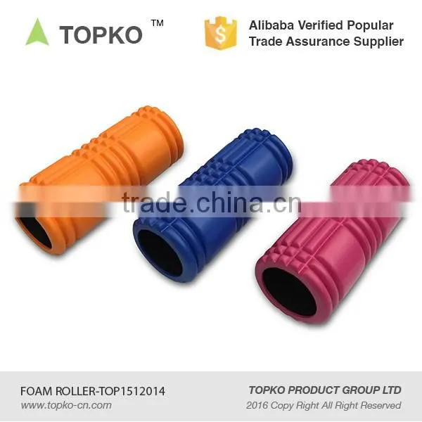 TOPKO New Technology Yoga Foam Roller EVA Foam Roller Grid Roller