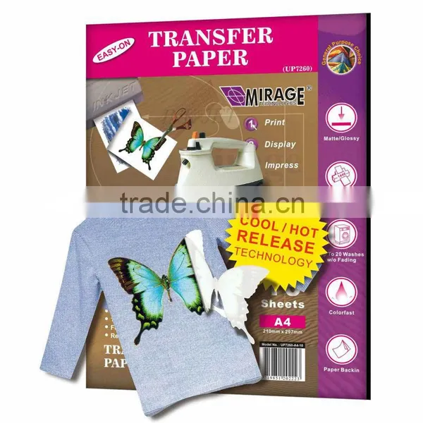 2016 Best Selling Light Fabric Transfer Paper For Inkjet Print photo-5