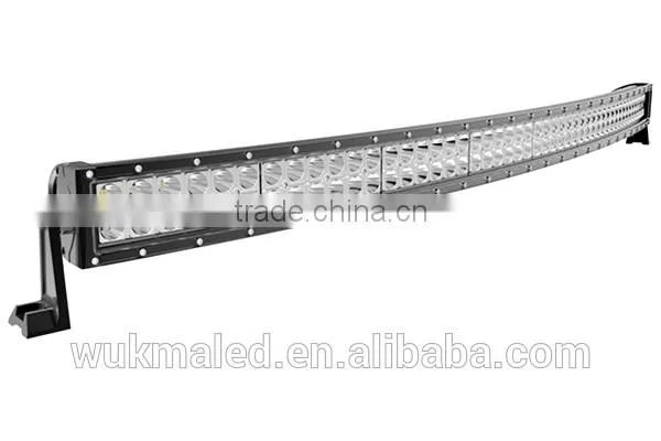 288w c Ree 4x4 Curve Led Light Bar 50 Inch Waterproof Ip67 4x4 Atv Curved Led Light Bar Dual Row 288w Offroad Led Light Bar photo-2