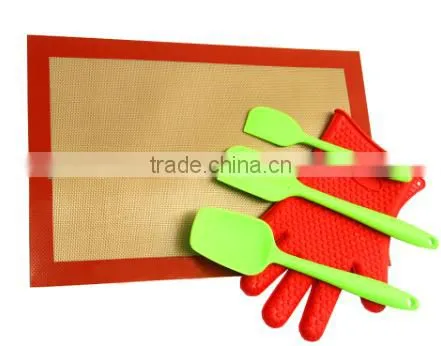 Heat Resistant Food Grade Approved Silicone Rubber Spatula For Baking photo-5
