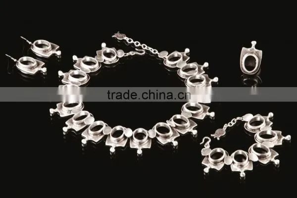 Top Quality Fashion Turkish Style Silver Plated Ring Rana 3564 photo-3