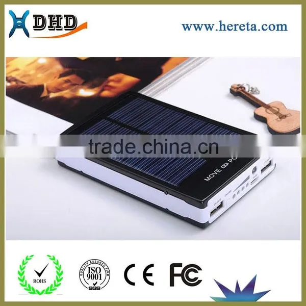 10000 Mah Mobile Powerbank With Solar Panel photo-2