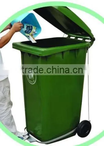 2015 Outdoor Kitchen Dustbin 120 Liter Trash Can Eco Friendly Waste Bin With Foot Pedal Garbage Can photo-2