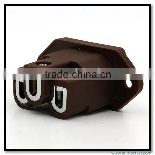OEM Pure Copper Power Socket Rhodium Plated Power PLUG photo-2