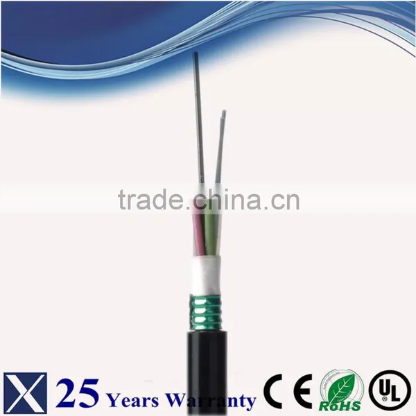 GYTZS Anti-rodent Fiber Optic Cable Outdoor Stranded Single Mode Layer Armored Optic Cable
