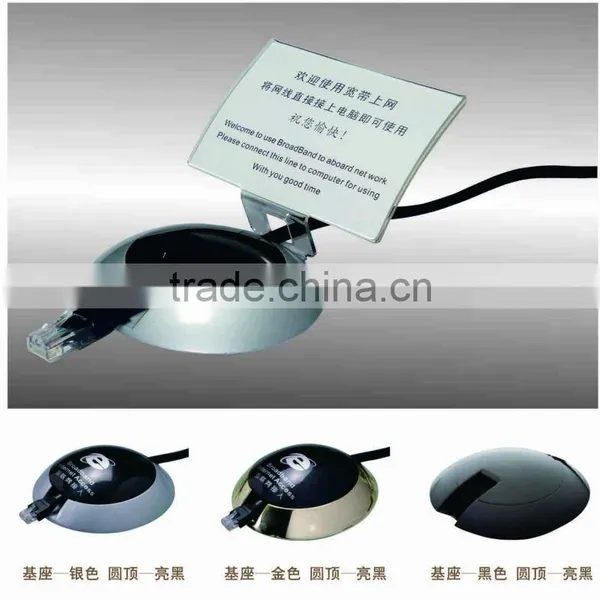 Hotel internet cable holder, cable mount -- B05