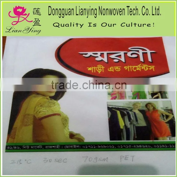 PET Non Woven Fabrics for Thermal Transfer Shopping Bag photo-5