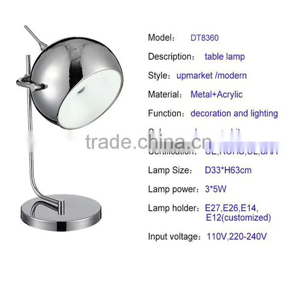 New Products 2016 Contemporary Colorful Acrylic Swing Arm Desk Lamp for Sale photo-5