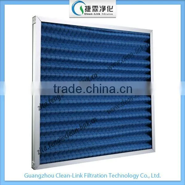 Metal Frame Washable Pleated Panel Filter