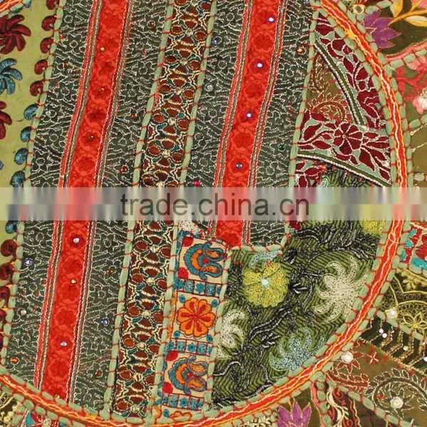 Indian Meditation Cushions Indian Round Floor Cushions Indian Ethnic Round Meditation Cushion Covers photo-3