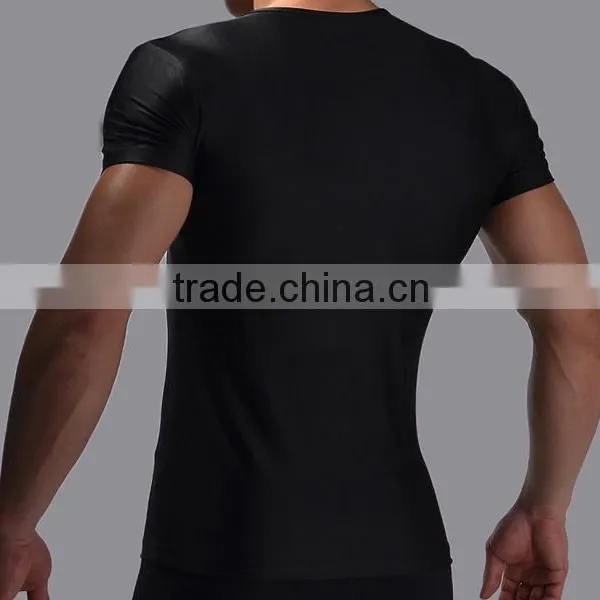 2016 New Arrive Marvel Short Sleeve Superhero Spider Man Compression Tights Men Sport Gym Fitness Wear 3d t Shirt photo-4