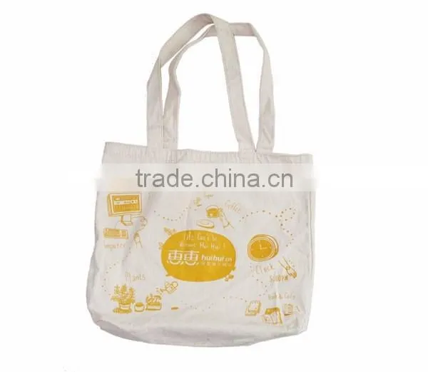 Reusable 100% Cotton Shopping Bag Customers' Design Printing Acceptable China Cheap Shoulder Bags photo-5