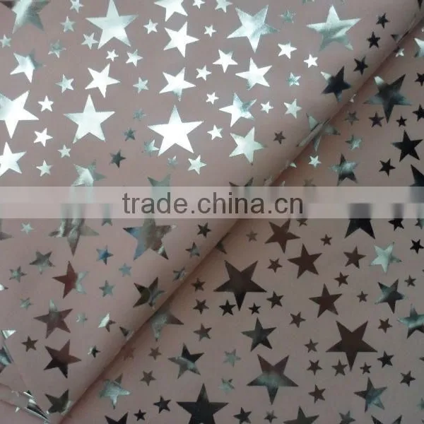 Silver Printing Fabric/ Sliver Pressed Fabric photo-2