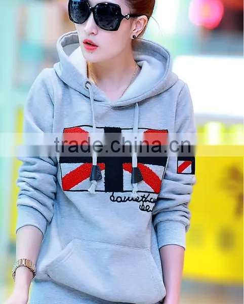 Printed Woman Sweater . Woman Fashion Hooded Raglan Sweater photo-4