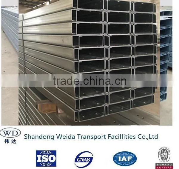 Highway Guardrail Used Galvanized Steel Beam Post C Type Post photo-4