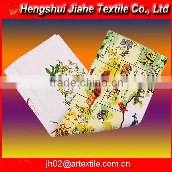 Silk Screen Printing Kitchen Cotton Dish Towel photo-3