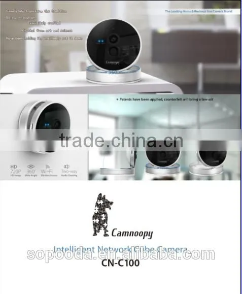 Camnoopy smart wifi wireless 2way audio intercom ONVIF hidden cube alarm 128gb p2p camera