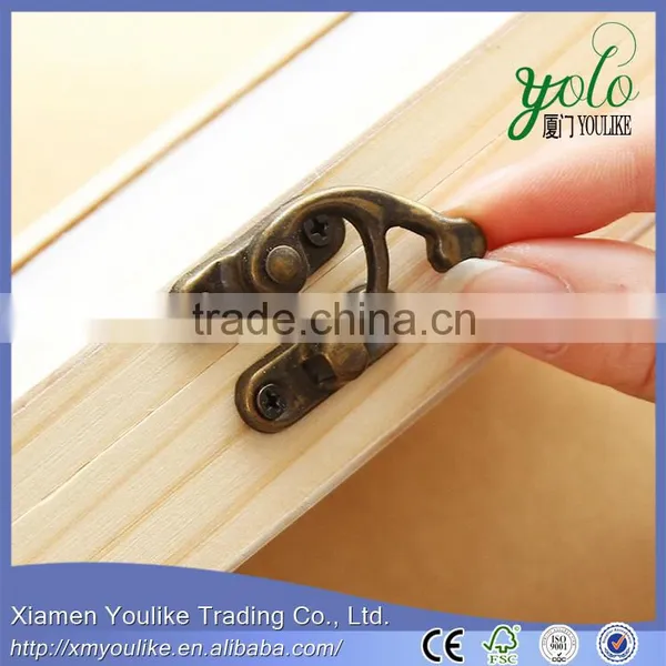 Retro Wooden Clasp Black and White Board Pen Boxes Creative Multi-function Receive a Pencil Case photo-5
